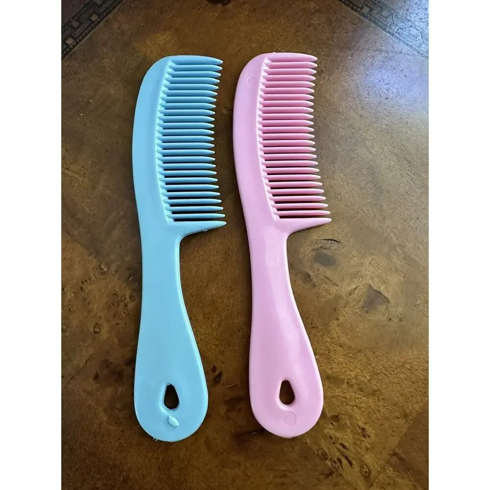Lot Of 2 Vintage Unbreakable Pocket Hair Combs 6.5”
